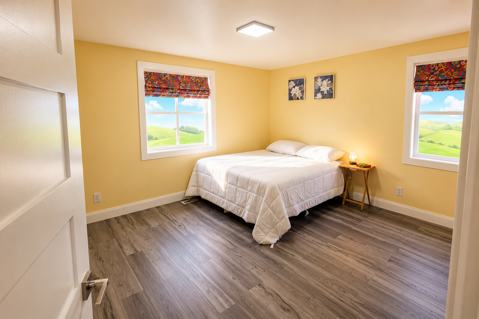 Bright private bedroom at Rahwa Elderly Care